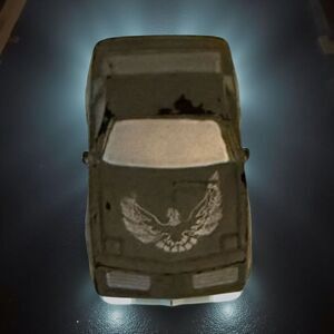 88” Vintage Micro Machines Pontiac Fire Bird Trans Am Gray Funrise A3